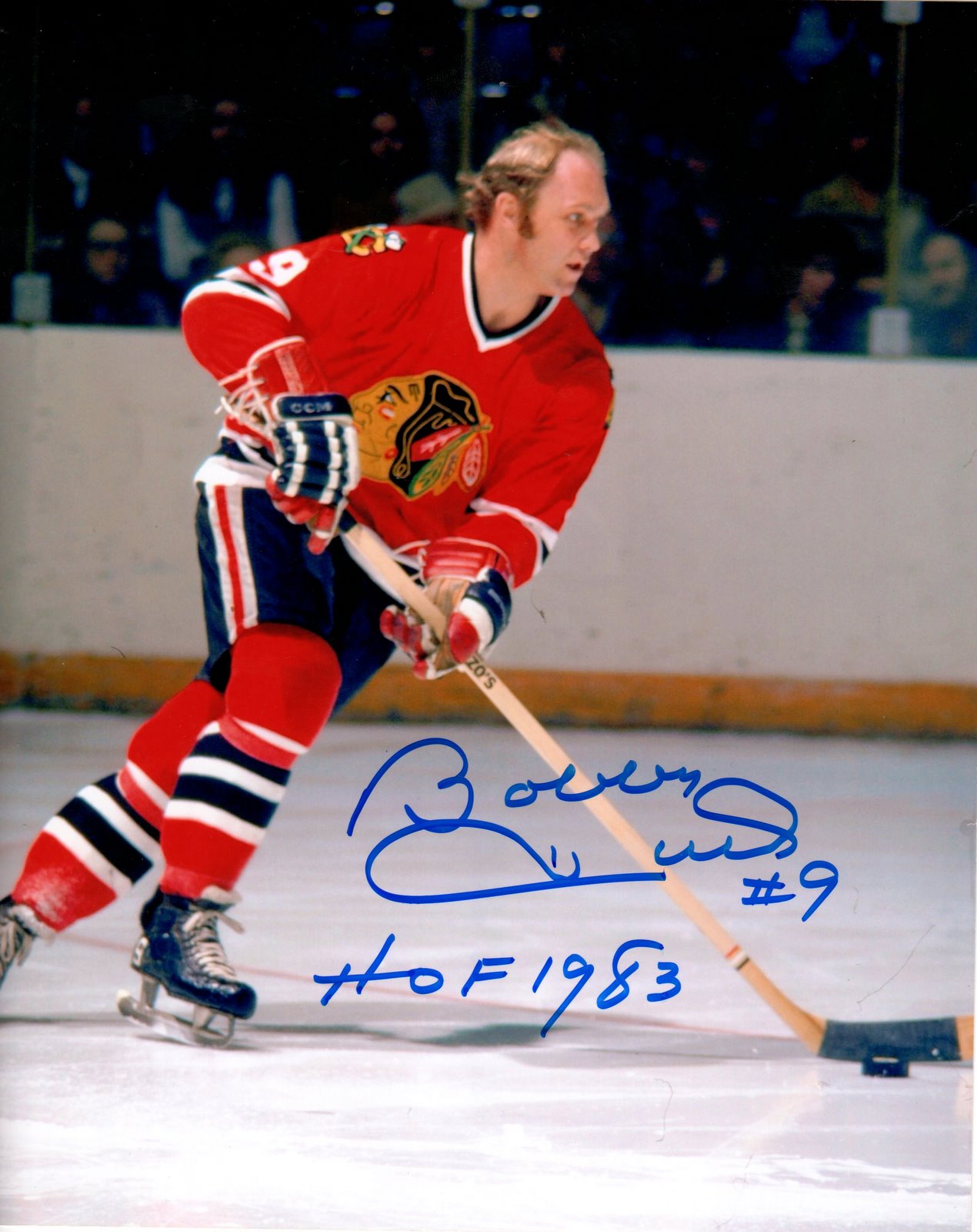 Marko's Hockey Autos: Bobby Hull TTM