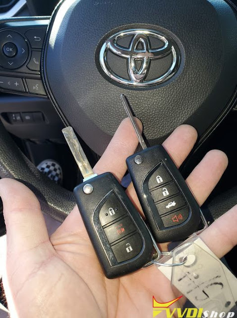 Generate Xhorse Remote for Toyota RAV4 4
