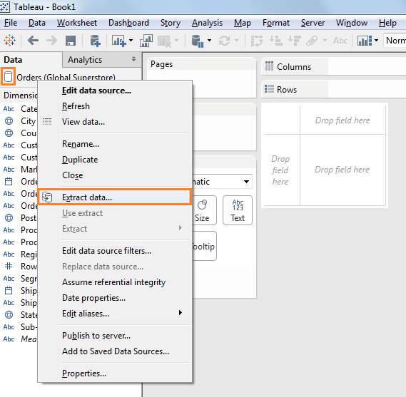Tableau BI Wizualizacja danych i dashboardy Tableau Extract vs Live