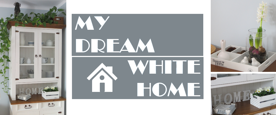      My dream white home