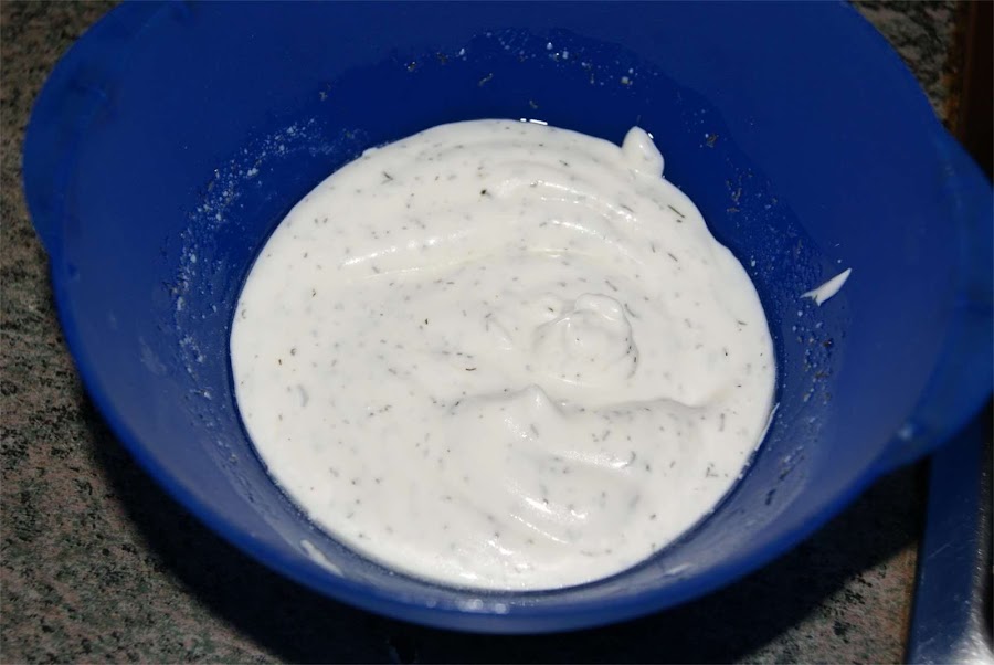 ensalada de melón con salsa de yogur griego paso 4