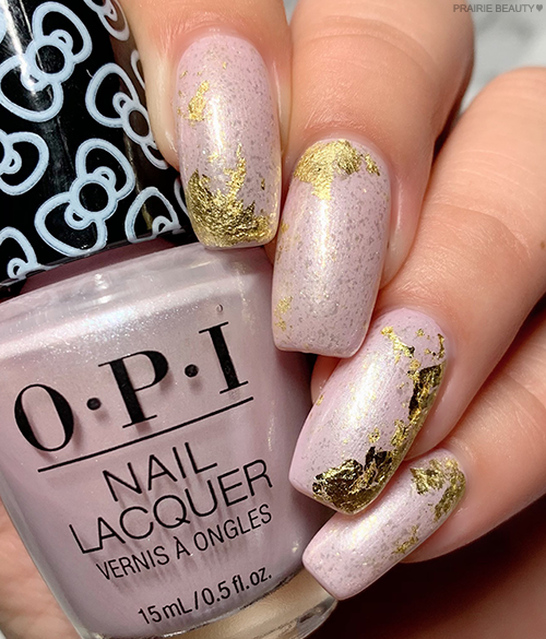 Prairie Beauty: NAIL ART: Gold Foil Ballet Slipper Nails