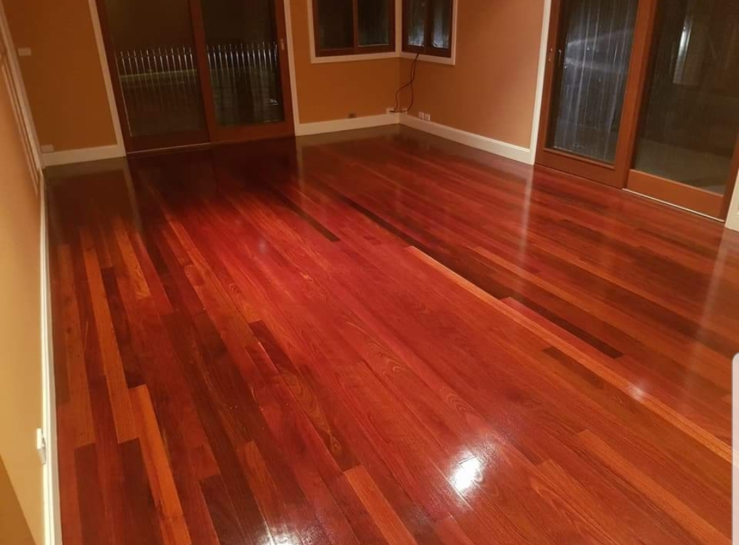 polishing wooden floors