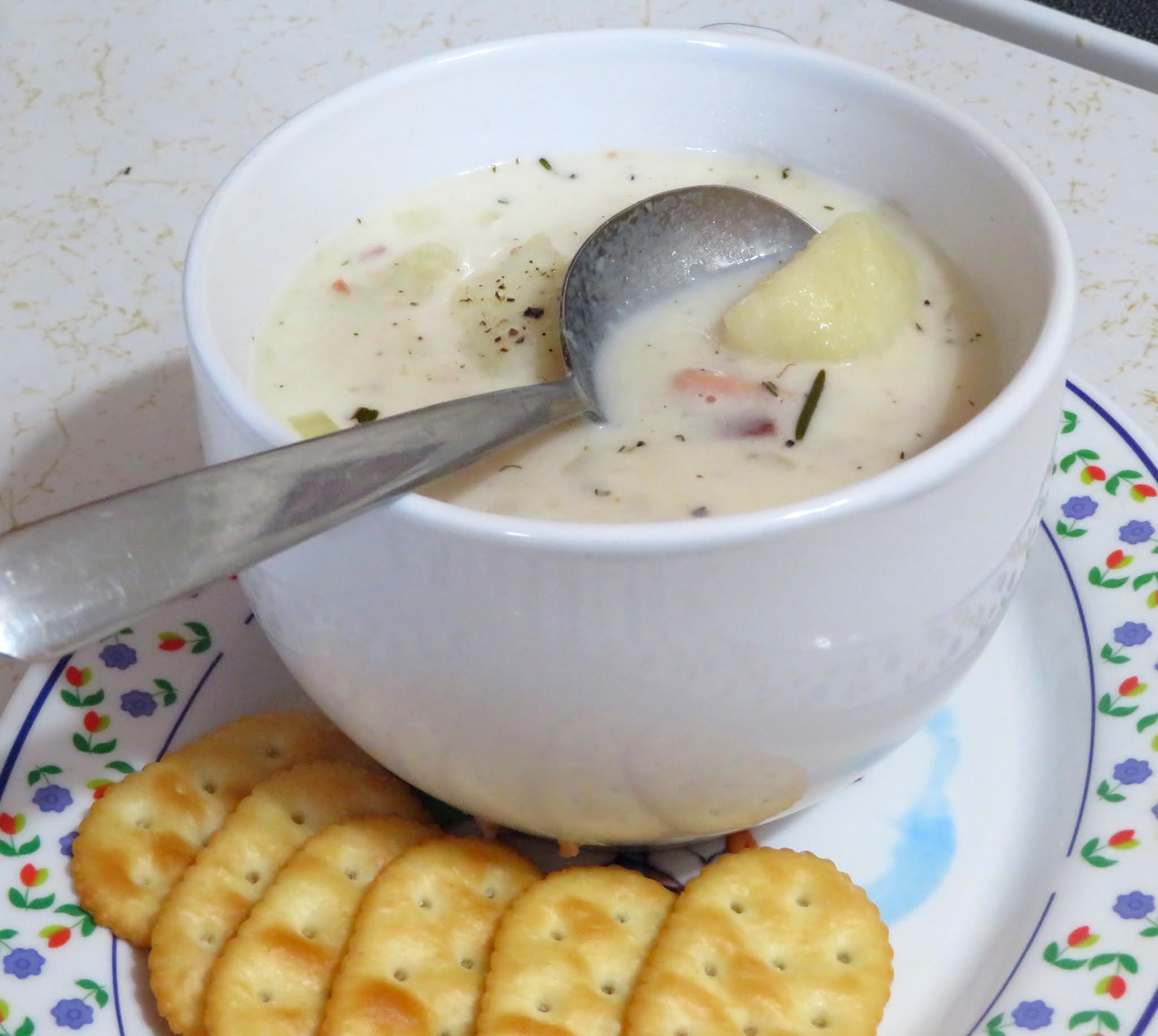 Slow Cooker Potato & Ham Chowder The English Kitchen