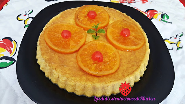 Pudin de  Naranja Casero