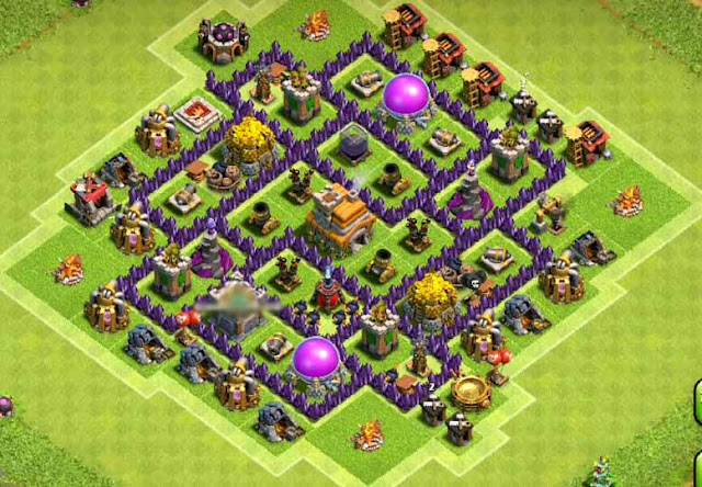Base Town Hall 7 Clash of Clans Farming
