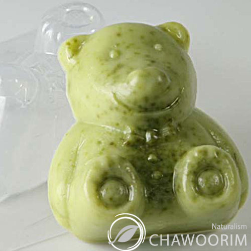 soapmaking Wholesaler Solid Bear Flexible Soap mold 2 cavity