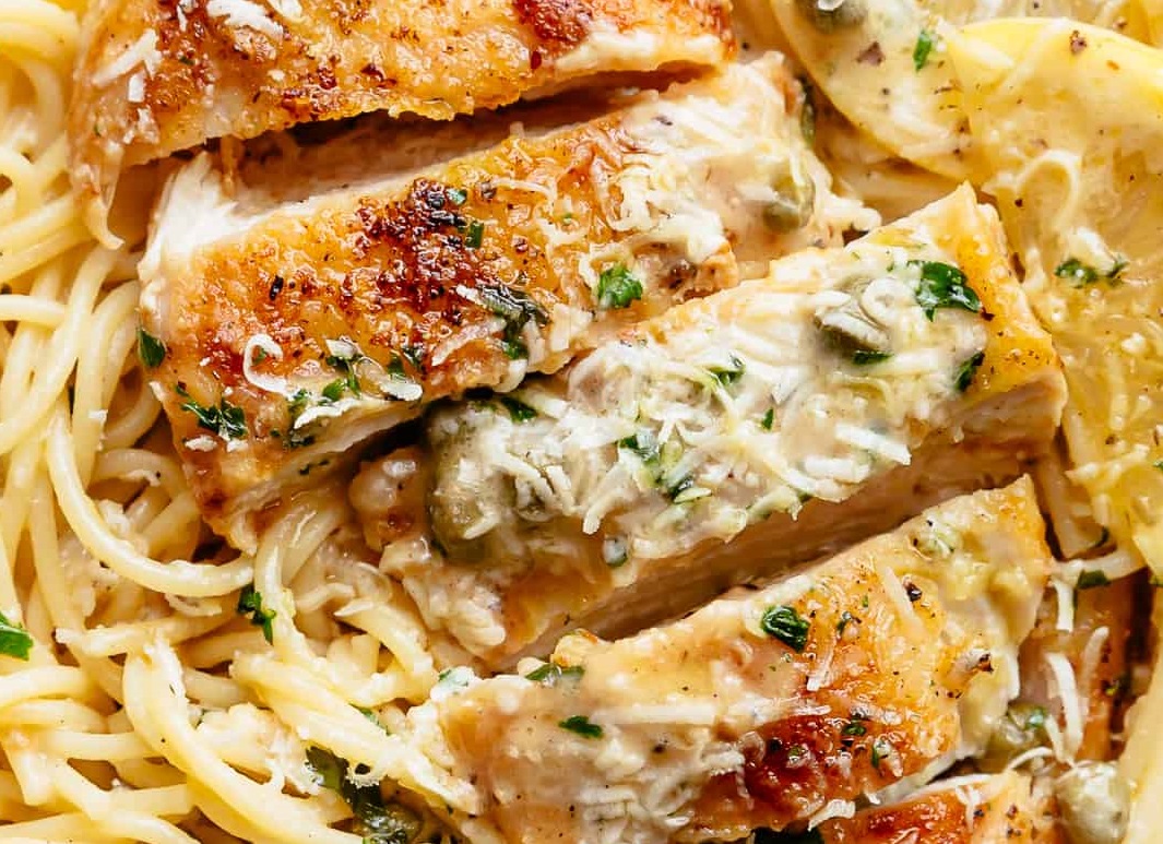 Keto Dinner Creamy Chicken Piccata With Garlic Shelia Recipes