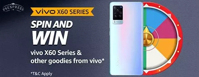  Amazon vivo X60 Series Spin and Win