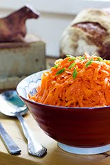 No-Cook French Carrot Salad with Honey Vinaigrette ~ 'Salade de Carottes Râpée'