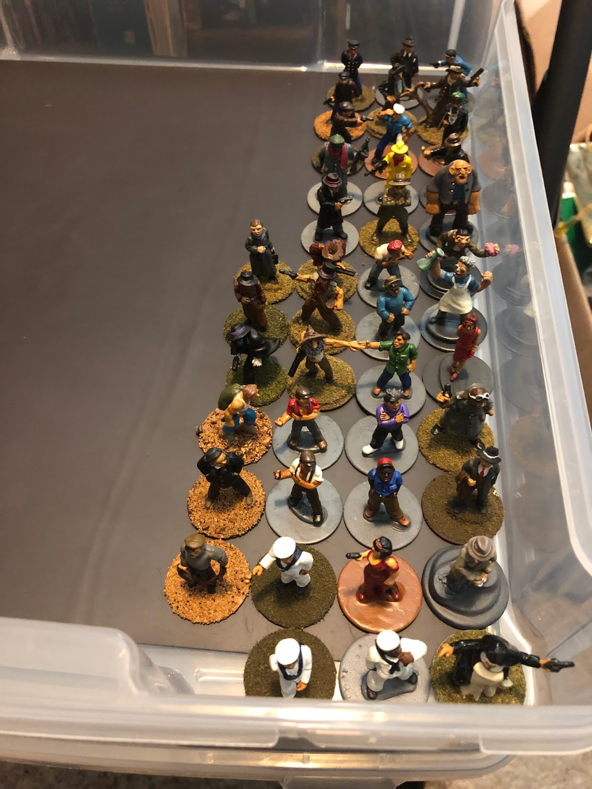 Little Toy Soldiers and Such... Packing up the Display Case Figures