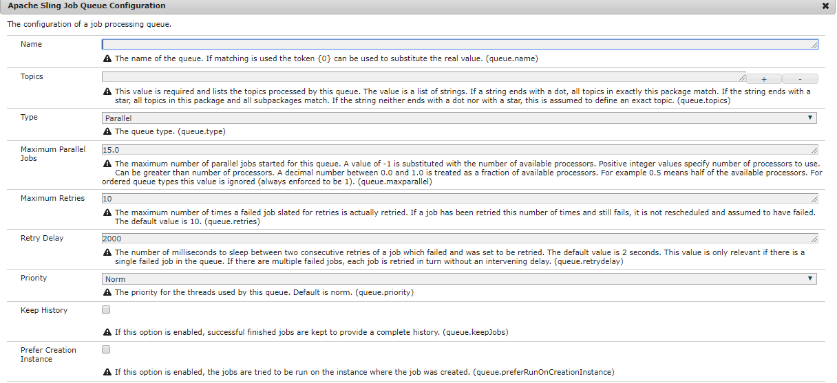 AEM/CQ5 Steps to Tune the Sling Job Queues