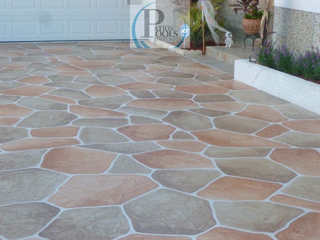 Decorative Concrete The many faces for your driveway, patio, or pool