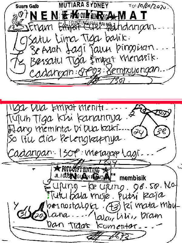 Syair Togel Sydneypools 10 Oktober 2020. Syair Terlengkap