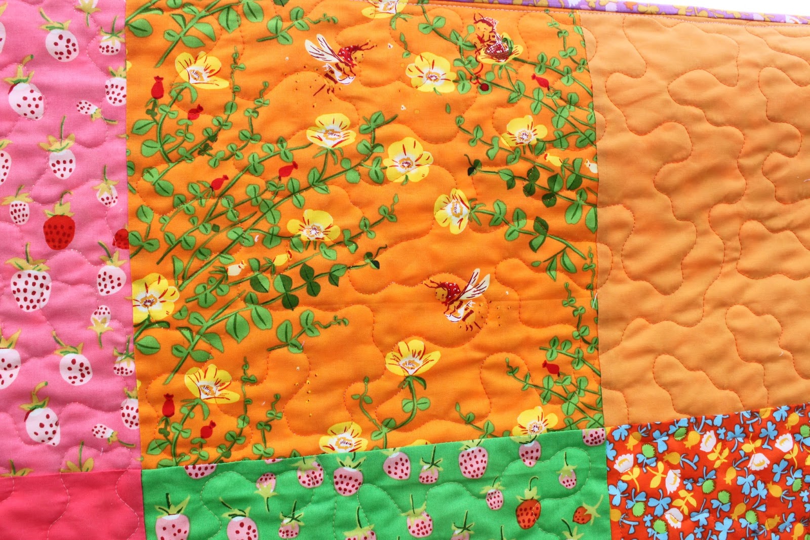 Daydreams of Quilts Briar Rose Modern Lap Quilt