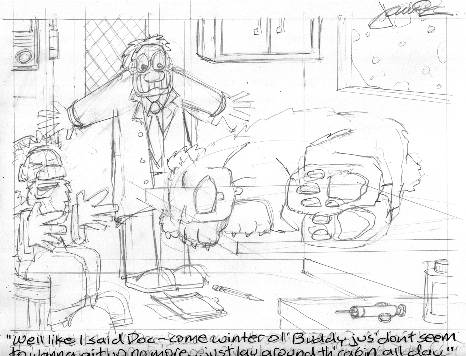 Ink Snow Vet Visit Aka Bearly Awake