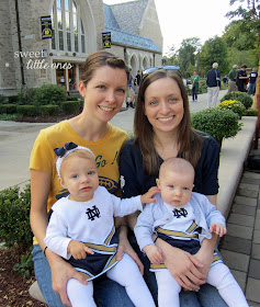 Notre Dame Game Day Traditions - www.sweetlittleonesblog.com