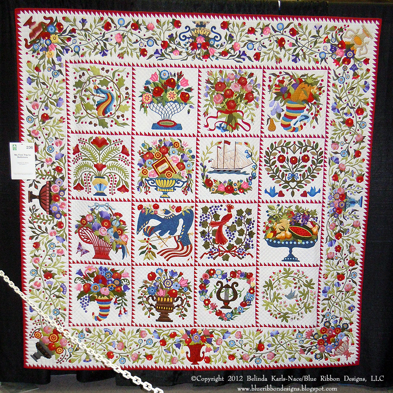 Samplings From A Blue Ribbon Girl AQS Quilt Show & Contest Des
