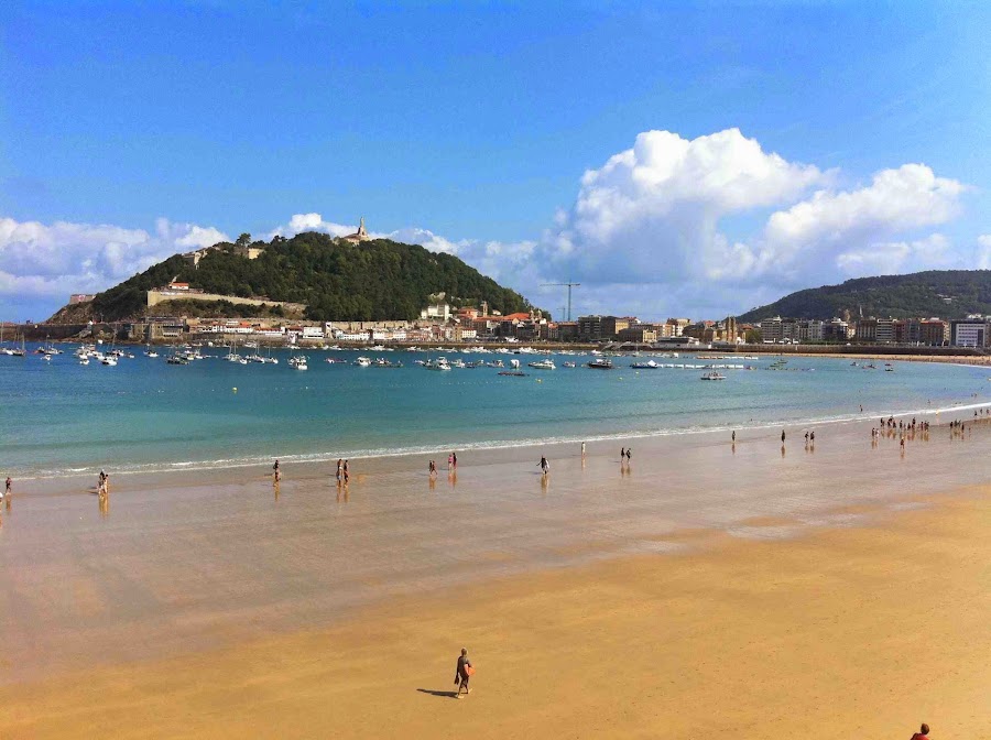 La Playa de la Concha en San Sebastián