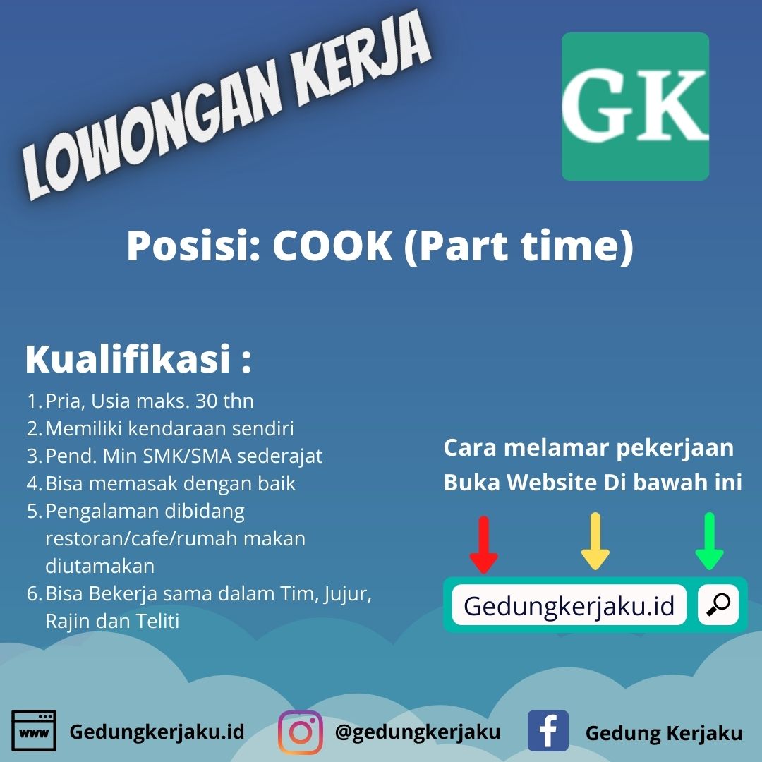 COOK (Part time)