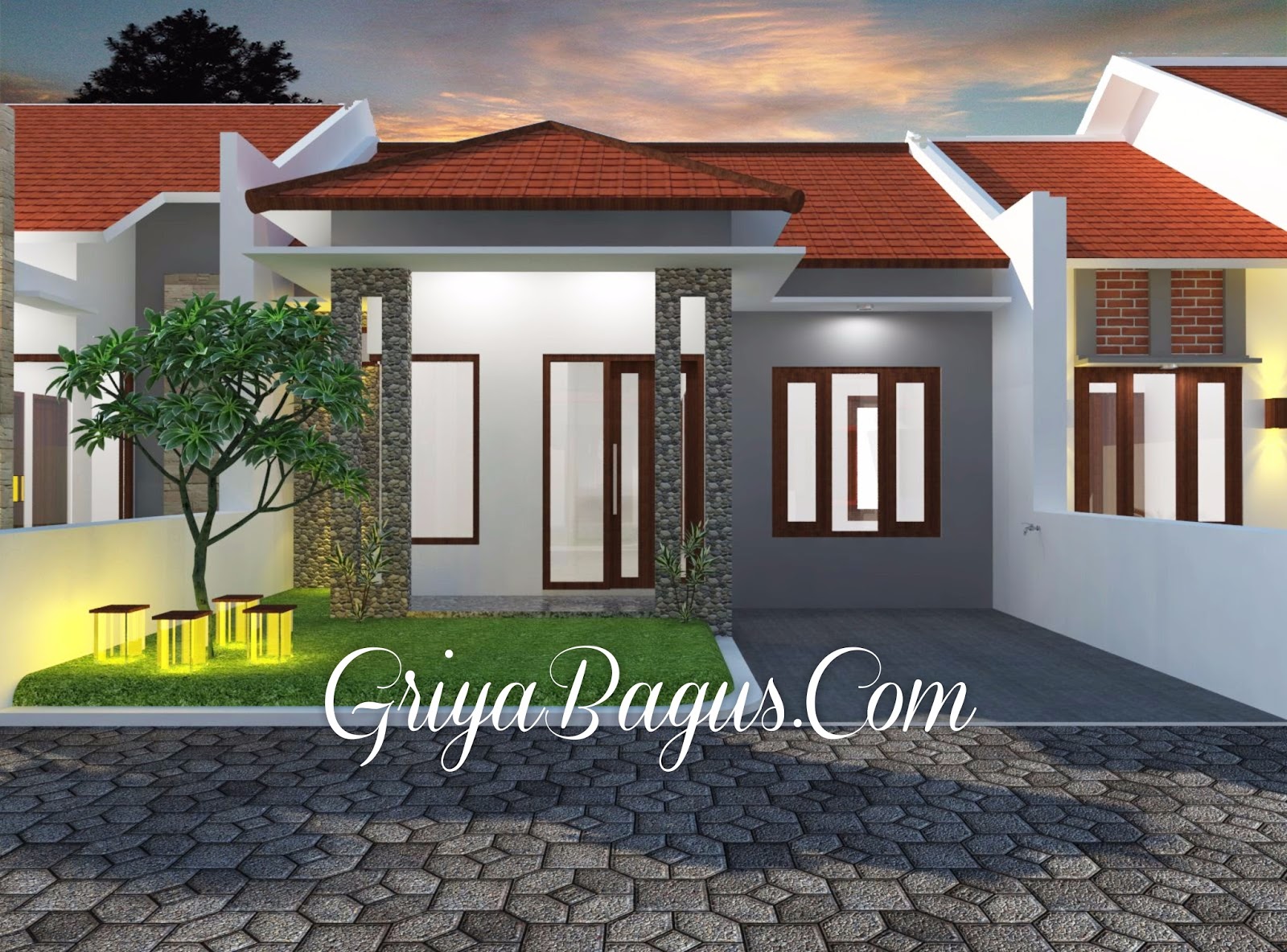 Contoh Desain Rumah Minimalis Tipe 40 104 M2 Di Yogyakarta Kavling Contoh Desain Rumah Minimalis Tipe 40 104 M2 Di Yogyakarta Kavling