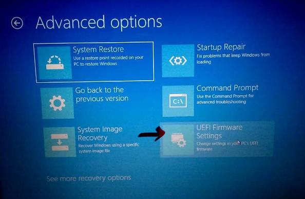 cara masuk bios cara masuk UEFI firmware settings