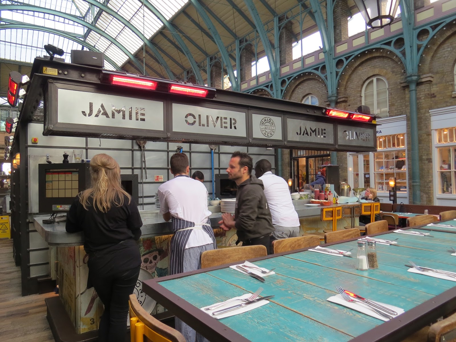 What Sam says about_____? Jamie Oliver's Union Jack Covent Garden