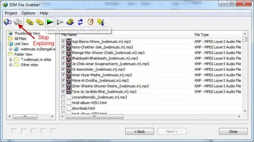 كيفية استخدام IDM Site Grabber كيفية استخدام IDM Site Grabber