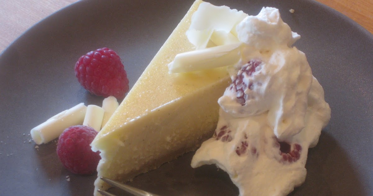 Almost Wasted Cheesecake with White Chocolate, Goat Cheese and Cardamom