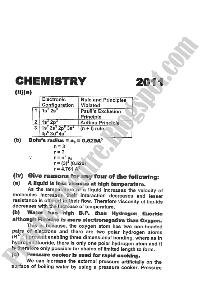 Chemistry-Numericals-Solve-2011-five-year-paper-class-XI