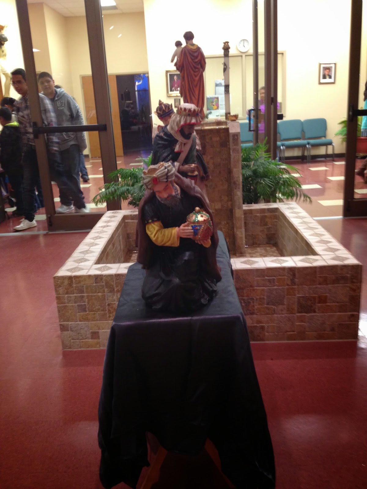 A Catholic Priest in Mississippi Nativity scene Feast of the