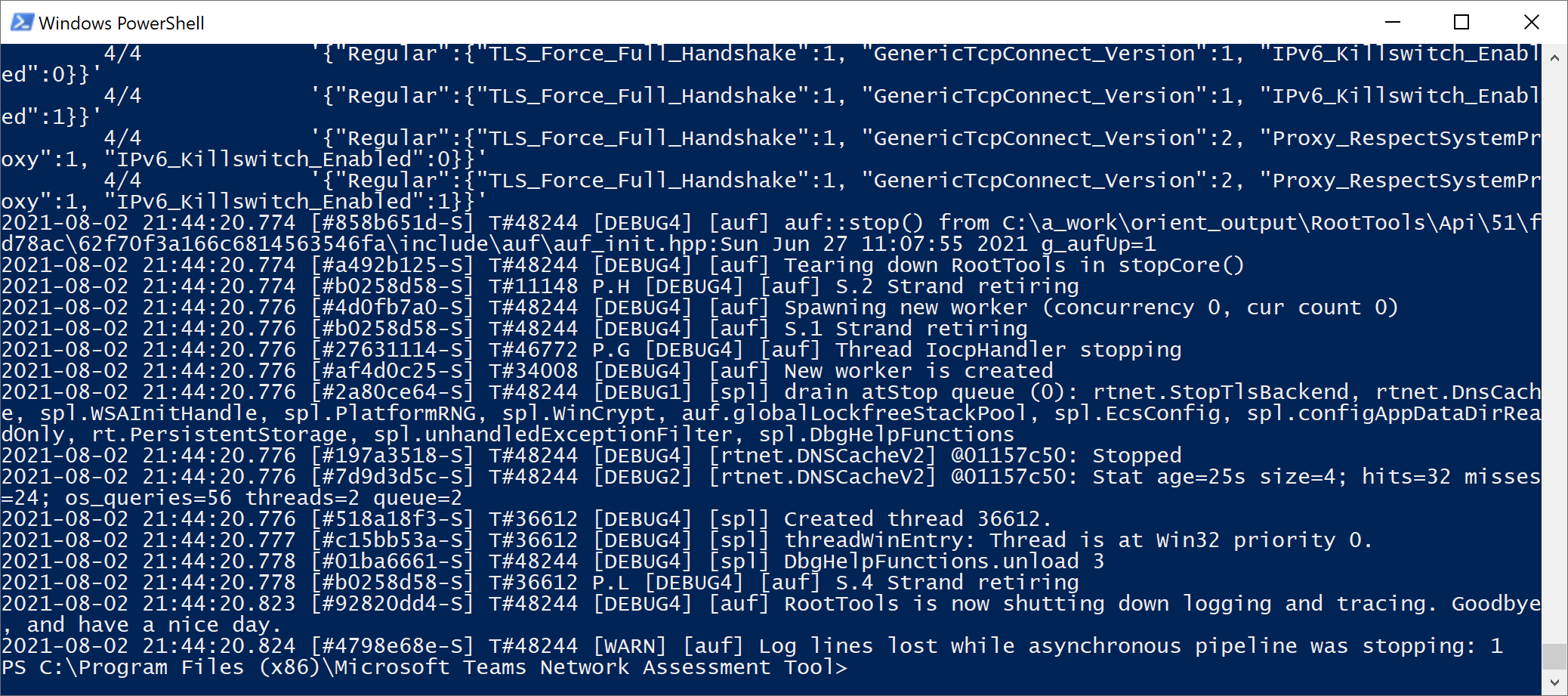 Teams Network Assessment Tool (July 2021 Update) My Teams Lab