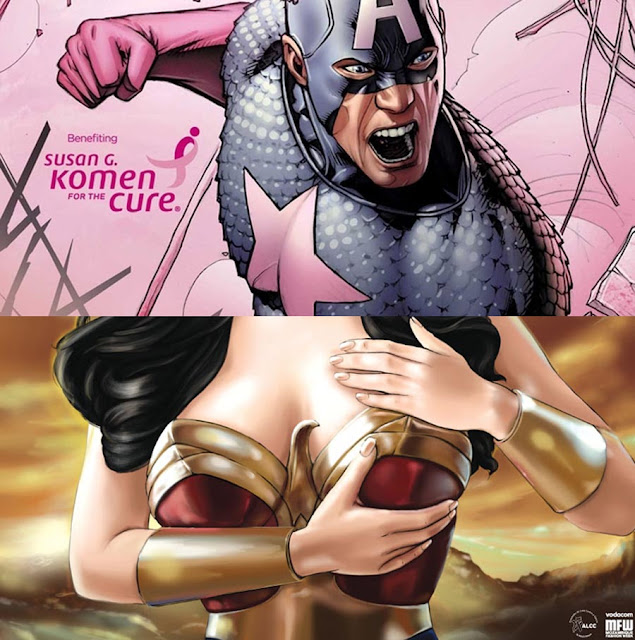 Superhero Art for Breast Cancer Research