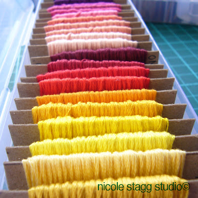 Embroidery Floss Organizing Update - Nicole Stagg Studio