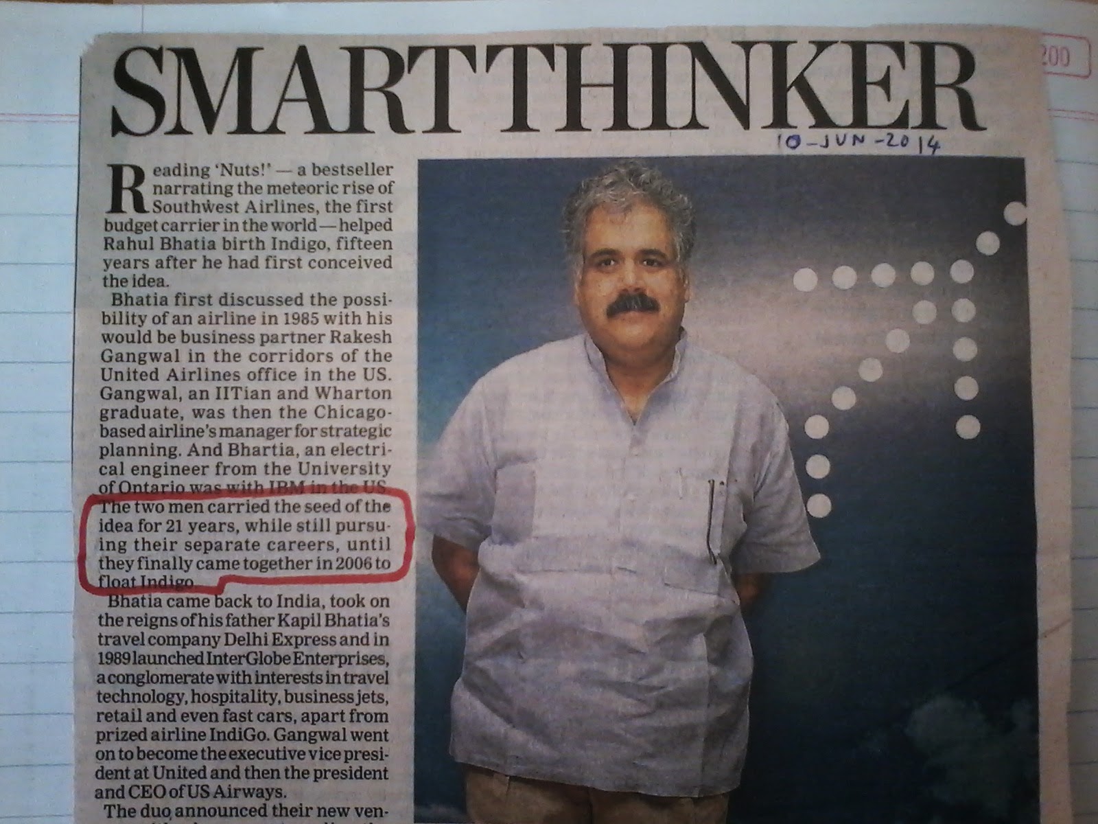 Life History Of Rahul Bhatia Founder Of Indigo Airlines