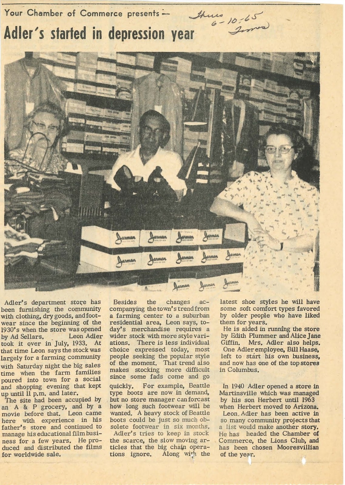 Mooresville (Indiana) Local History Treasure Trove Mooresville's Movie