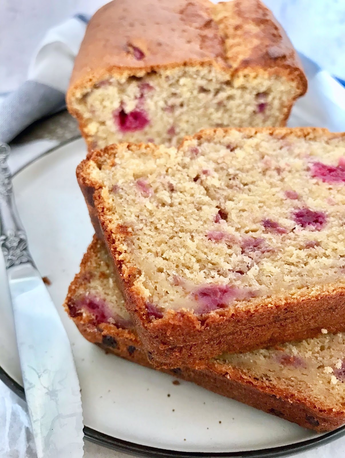 Raspberry Banana Bread