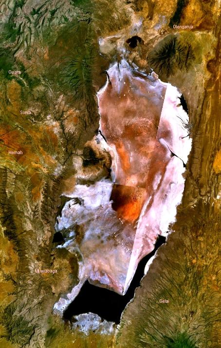 lake natron tanzania on map lake natron tanzania on map