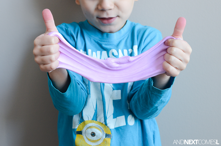 How To Make Scented Slime - Little Bins for Little Hands