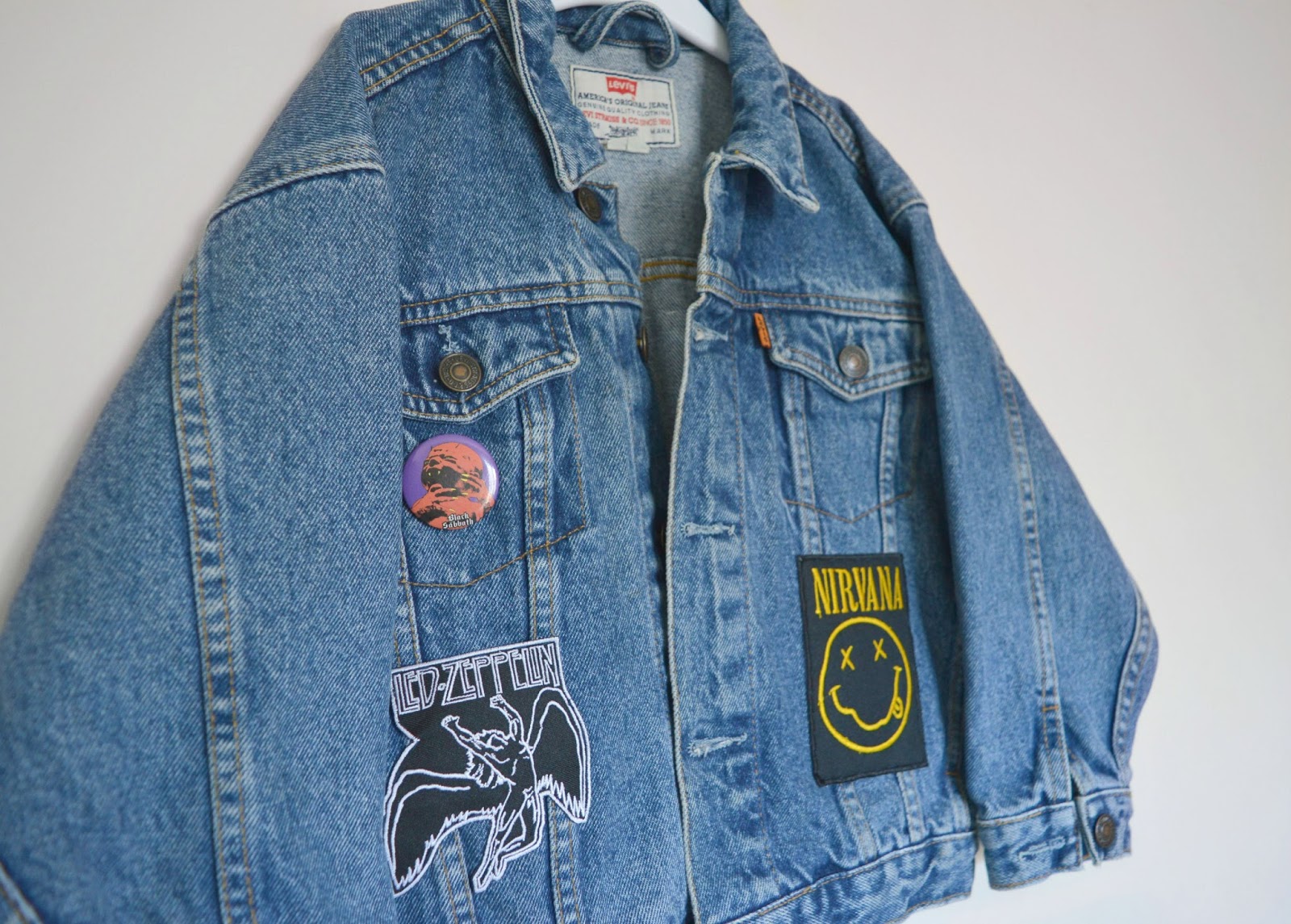 Rock / Metal / Punk Custom Denim Jacket From Rowdy Roddy Vintage ♥ ...
