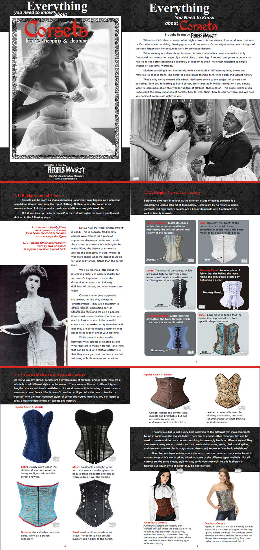 Everything you need to know about corsets - Rebel's Market E-Book Design