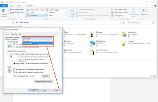 Window 10 için Windows + E tuşu işlevini değiştirme