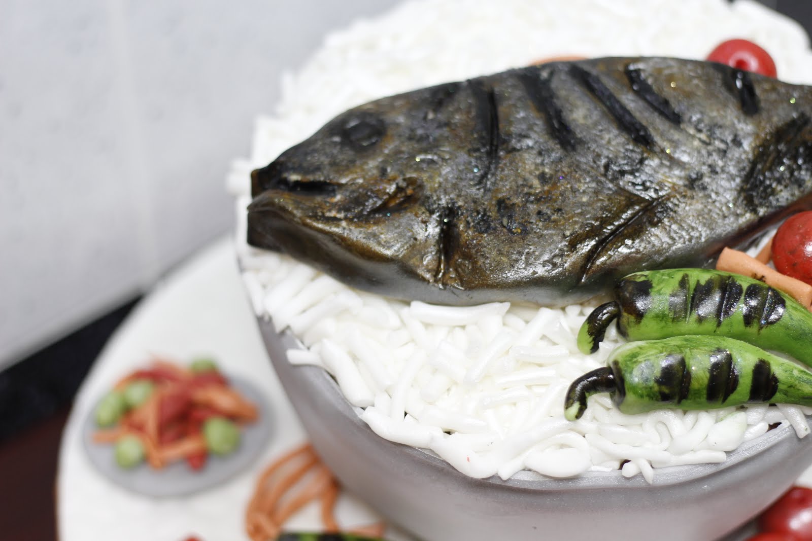 Reem's Cake Boutique Fish and Rice Cake