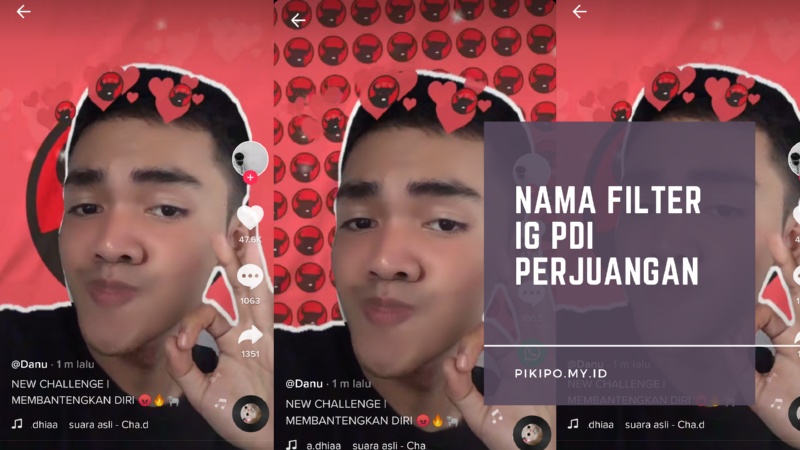 Nama Filter IG PDI yang Viral di TikTok