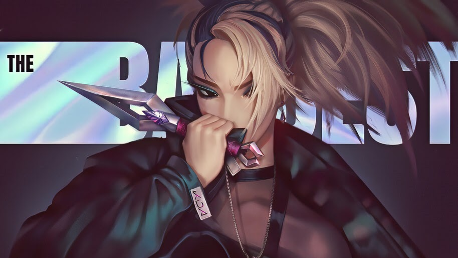 K/DA, Akali, Kunai, The Baddest, LoL, 4K, #7.2660