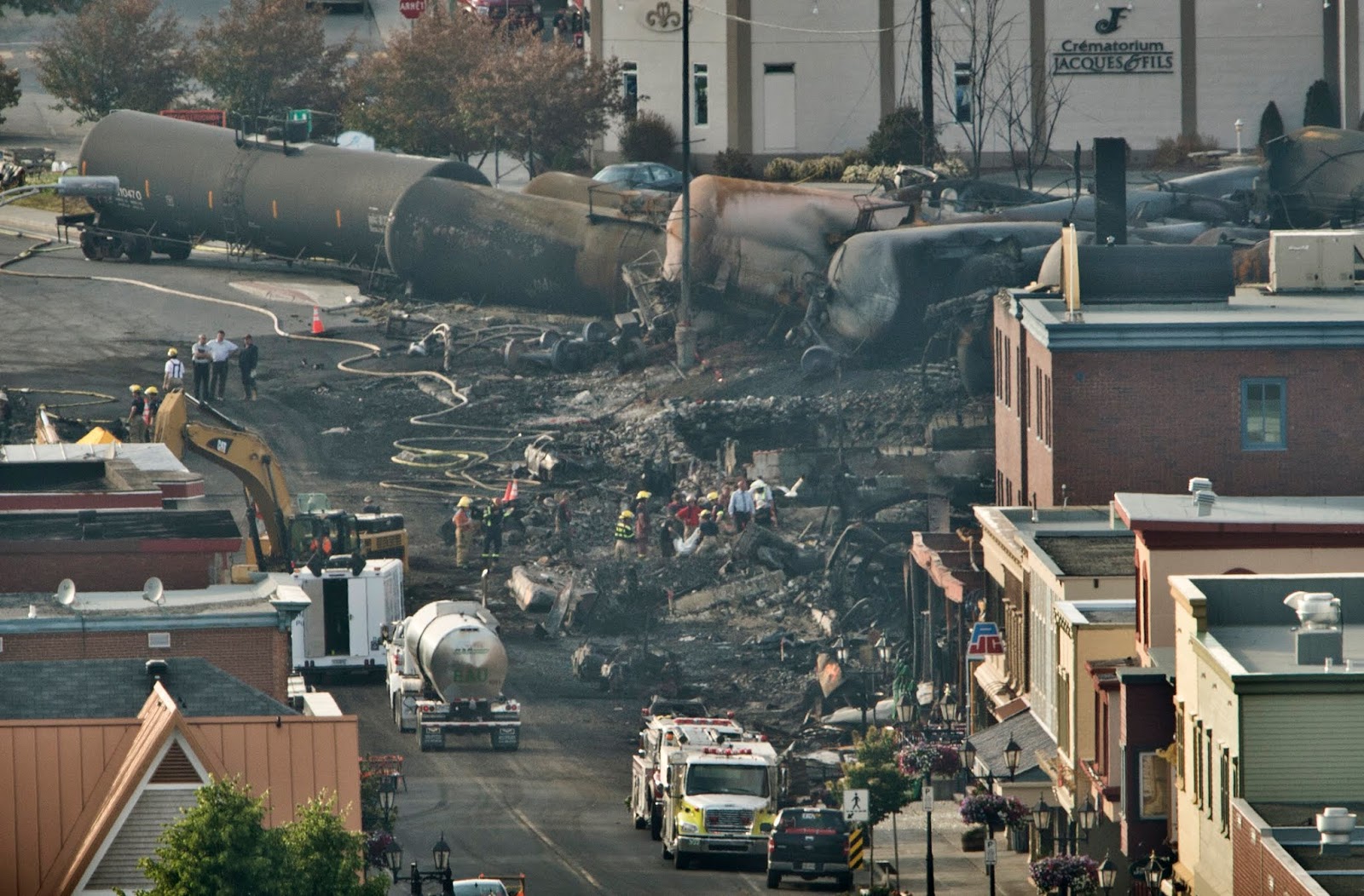 Just A Car Guy Did you hear of the train derailment in downtown Lac