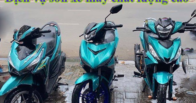 Mẫu Sơn 3 Xe Honda Vario_ Winner_ Exciter Màu Xanh Lục Bảo Cực Đẹp - Sơn Xe  Giá Rẻ