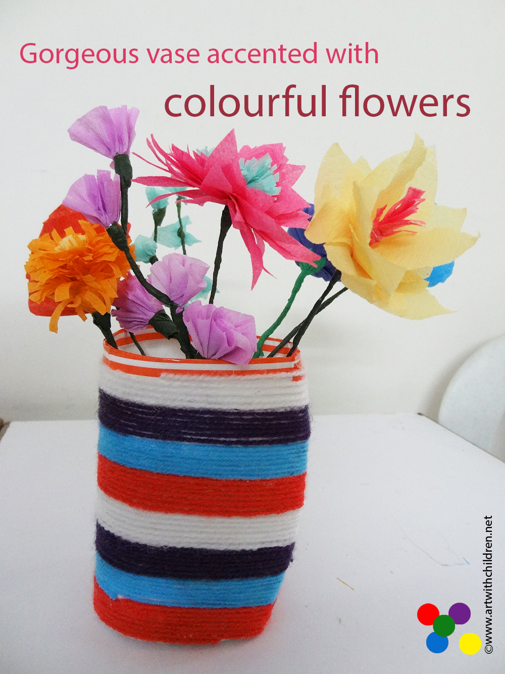 YARN WRAPPED PLASTIC BOTTLES Shampoo bottle recycle craft