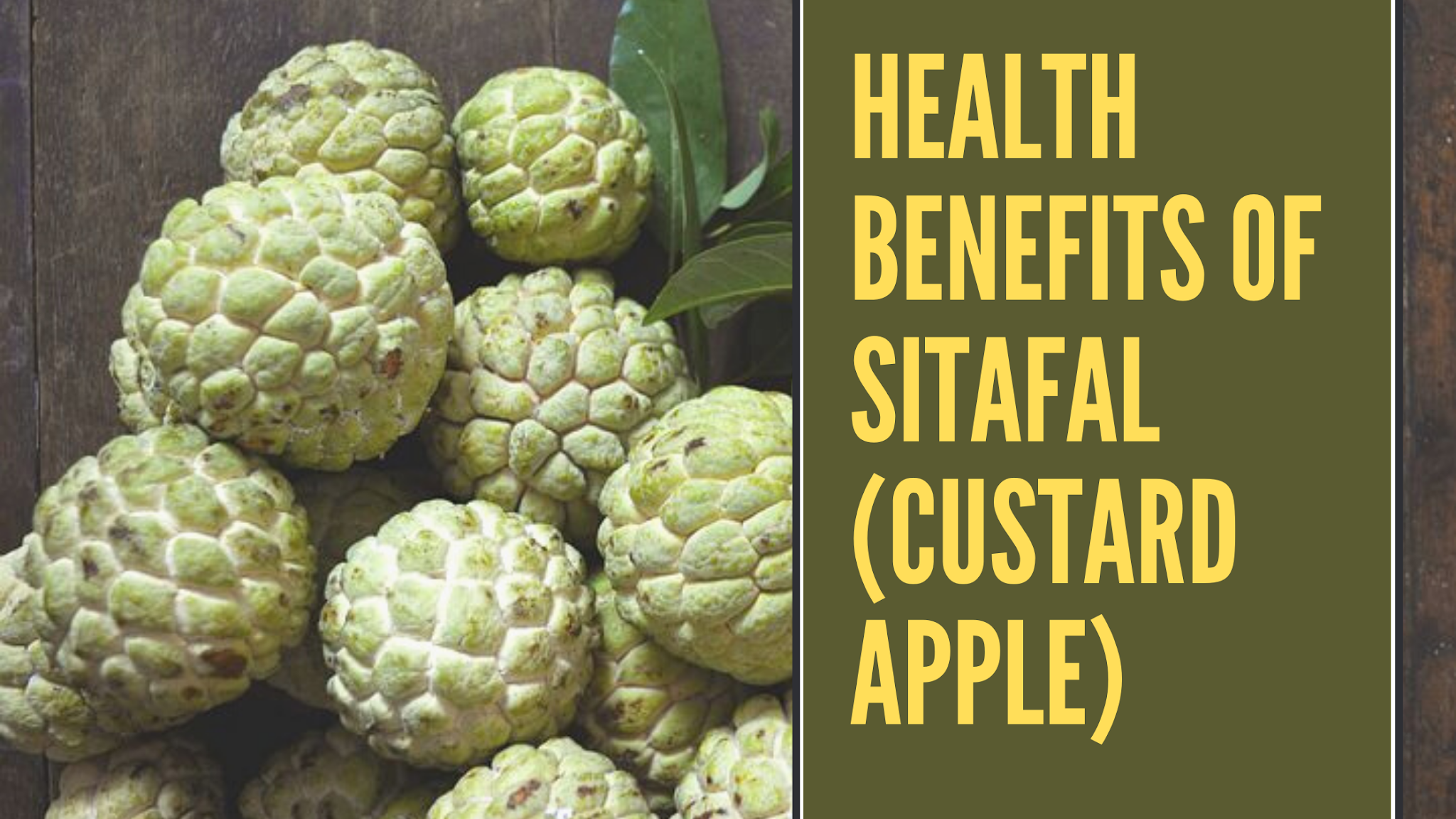 7 HEALTH BENEFITS OF CUSTARD APPLE IN HINDI SEHATVIDYA