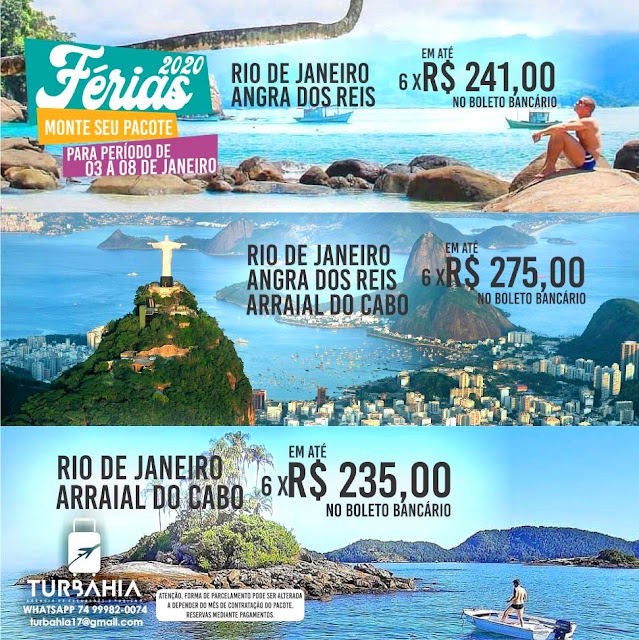 Excursão da Tur Bahia leva você para conhecer o Rio de Janeiro